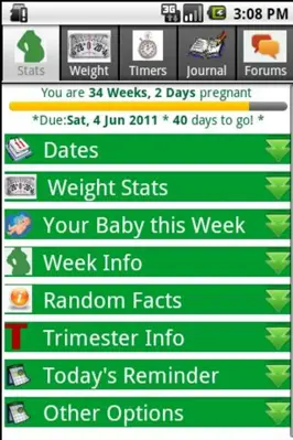 Happy Pregnancy Ticker android App screenshot 7